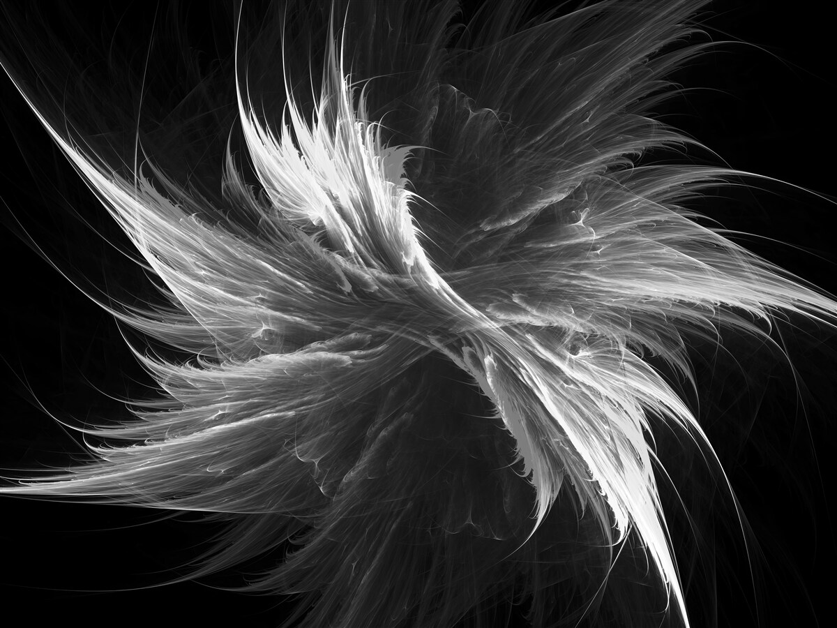 Фотошпалери чорний фон зі сліпучими плямами