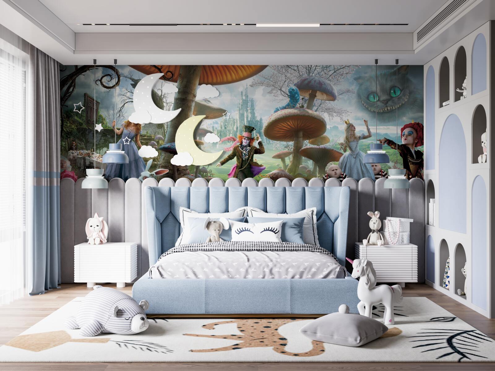 Фотошпалери персонажі з "Аліси в країні чудес"