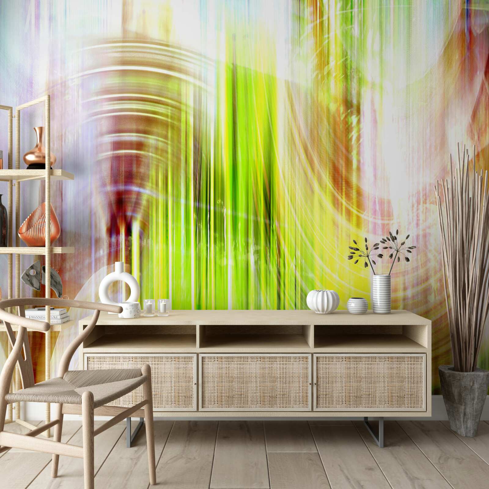 Фотошпалери барвиста абстракція