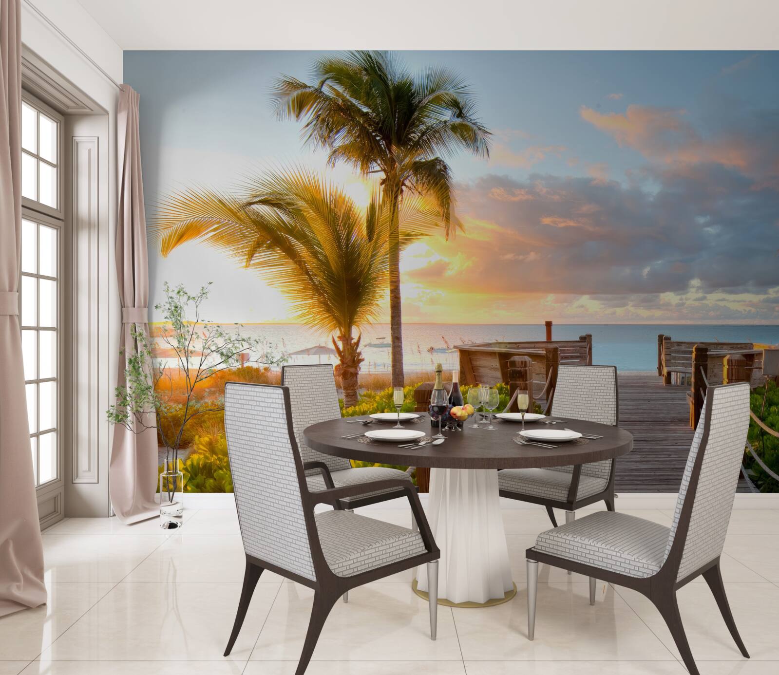 Фотошпалери прохід, що веде до моря