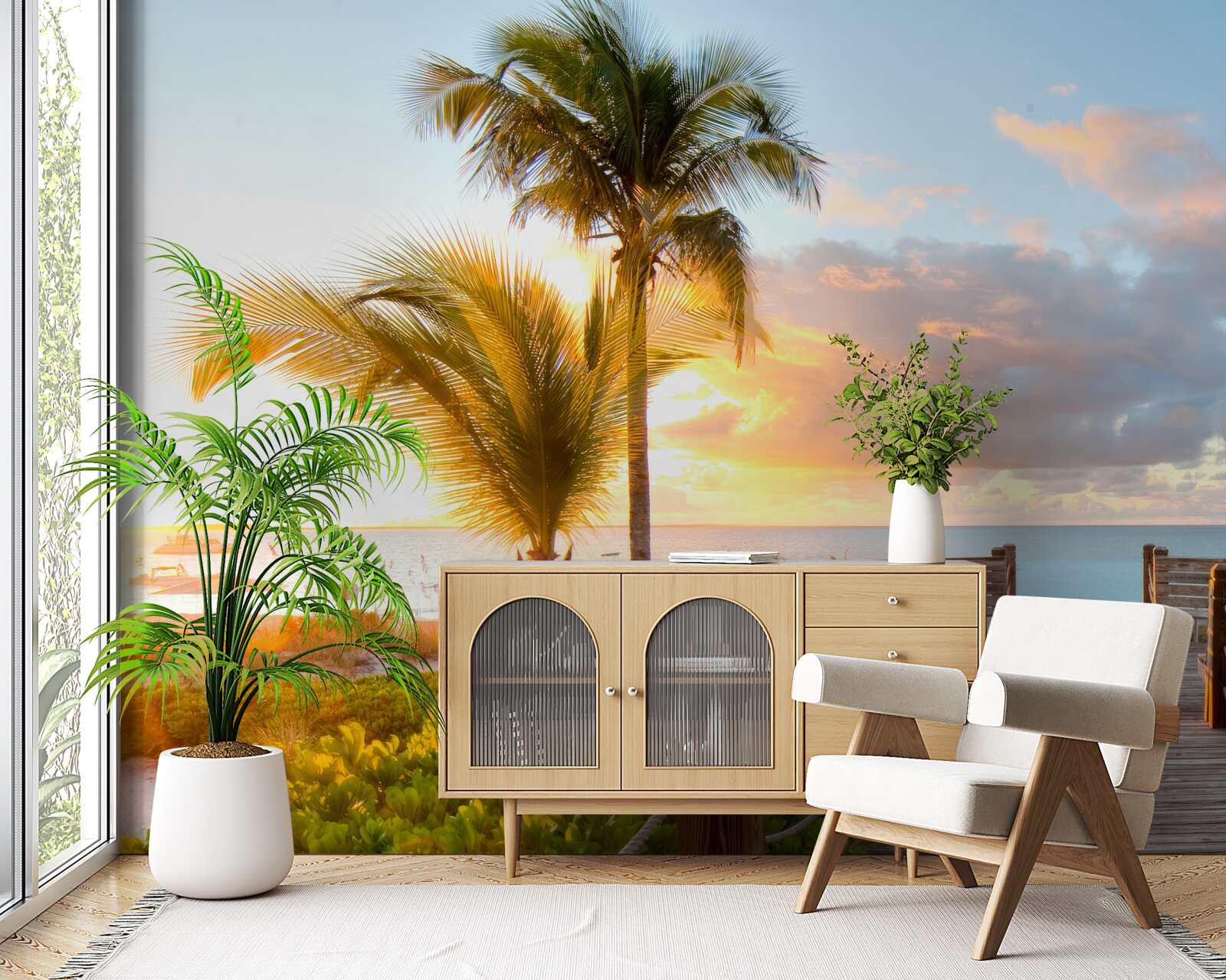 Фотошпалери прохід, що веде до моря