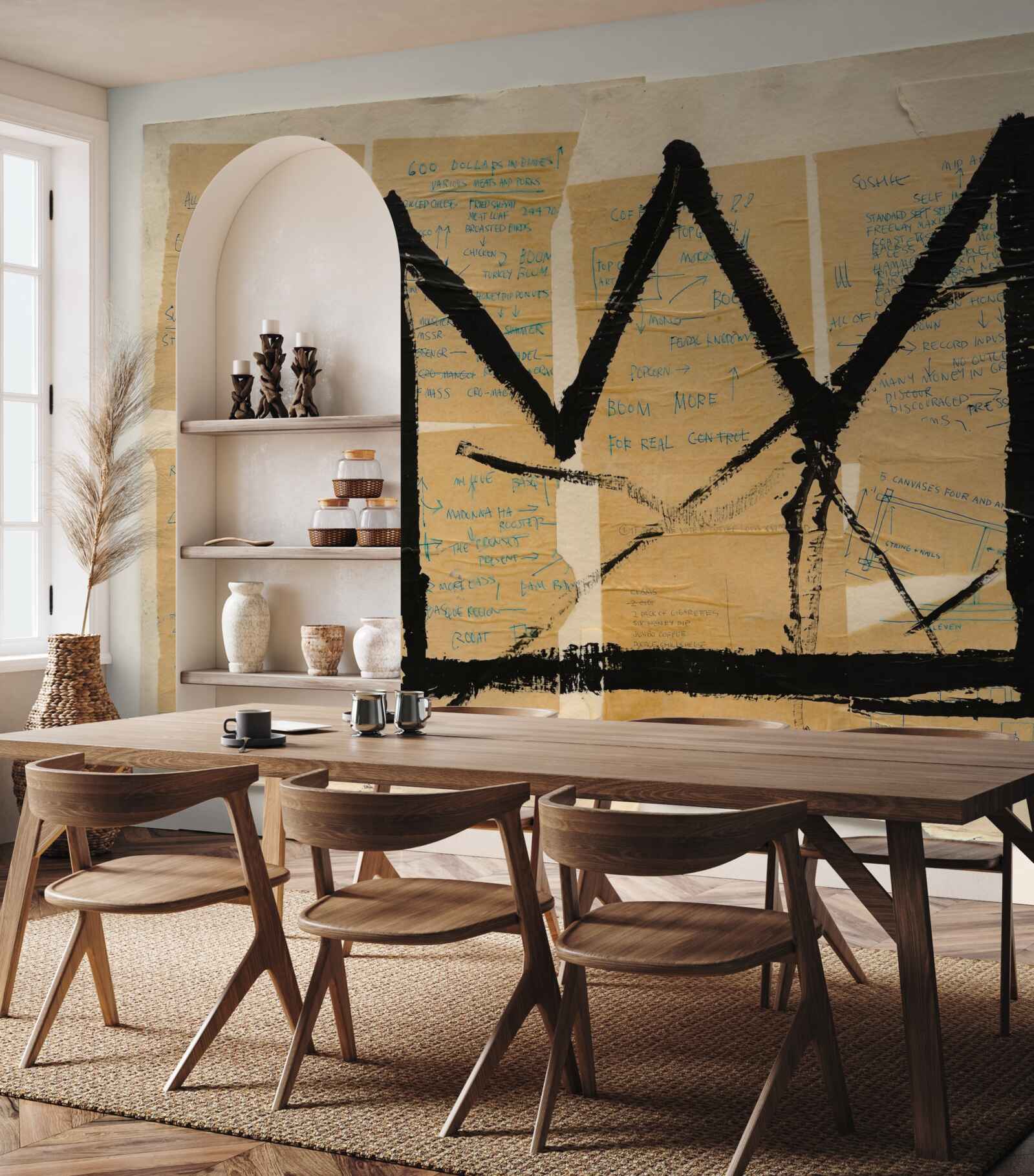 Фотошпалери чорна корона, зображена на банкнотах