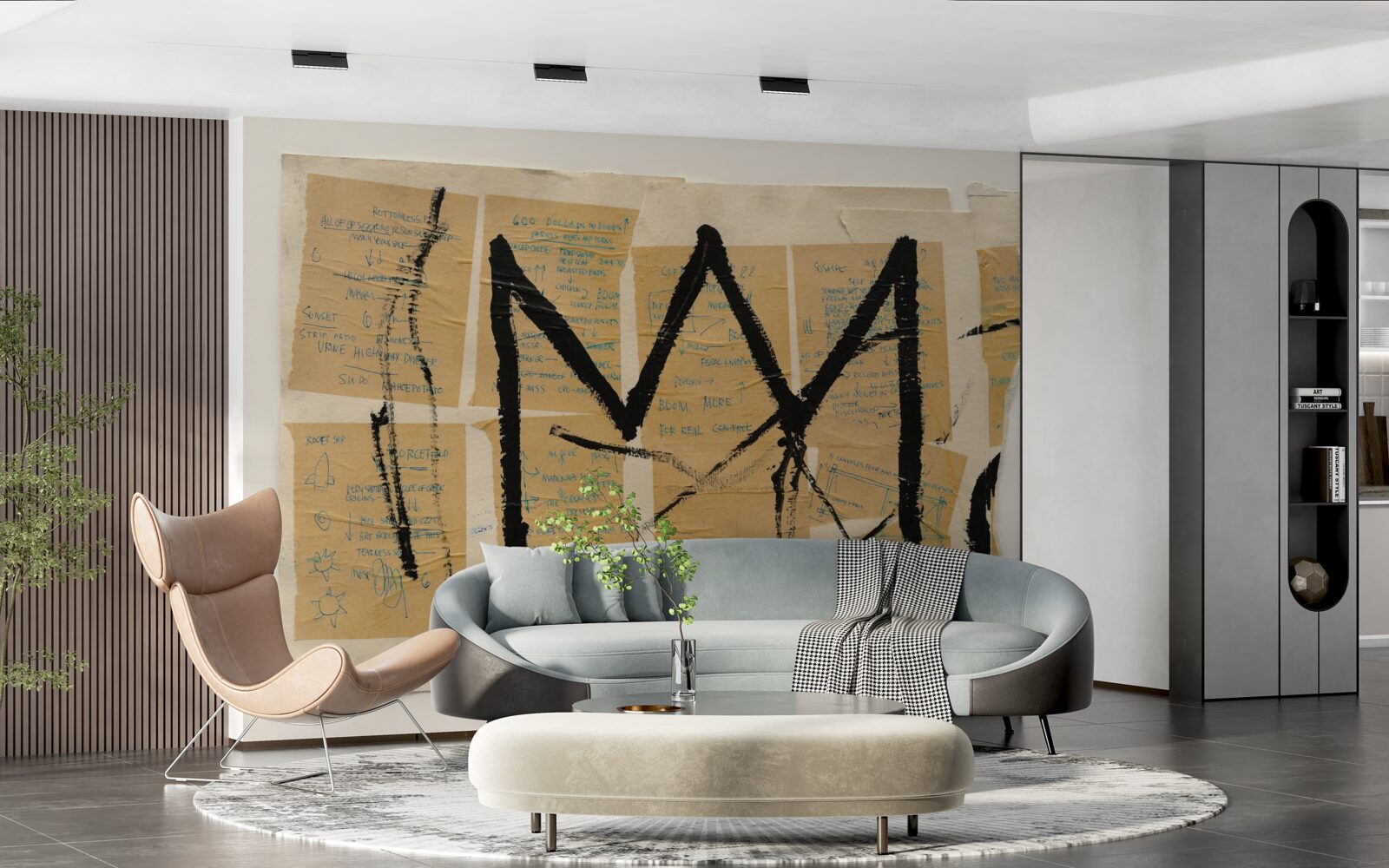 Фотошпалери чорна корона, зображена на банкнотах