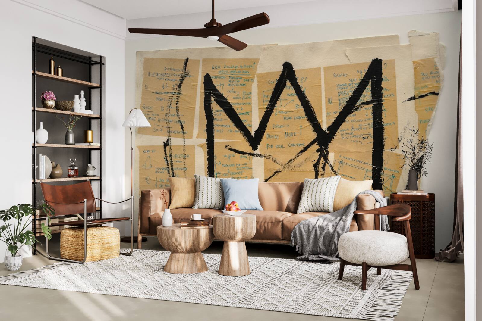 Фотошпалери чорна корона, зображена на банкнотах