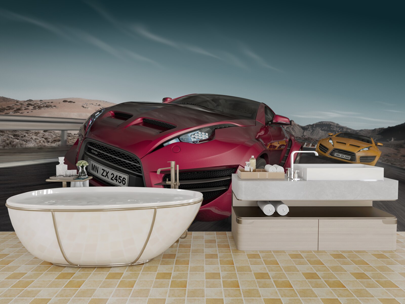 Фотошпалери змагання розкішних автомобілів