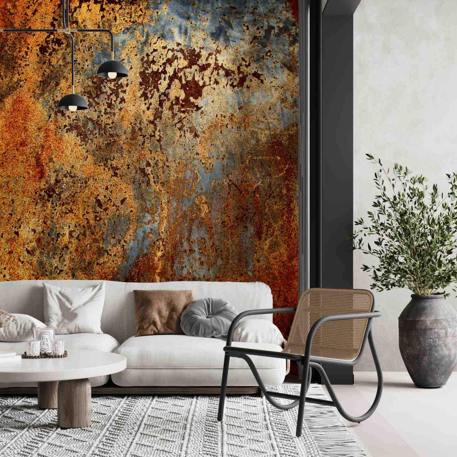 Фотошпалери золотистий відтінок, ніби плаваючий у воді