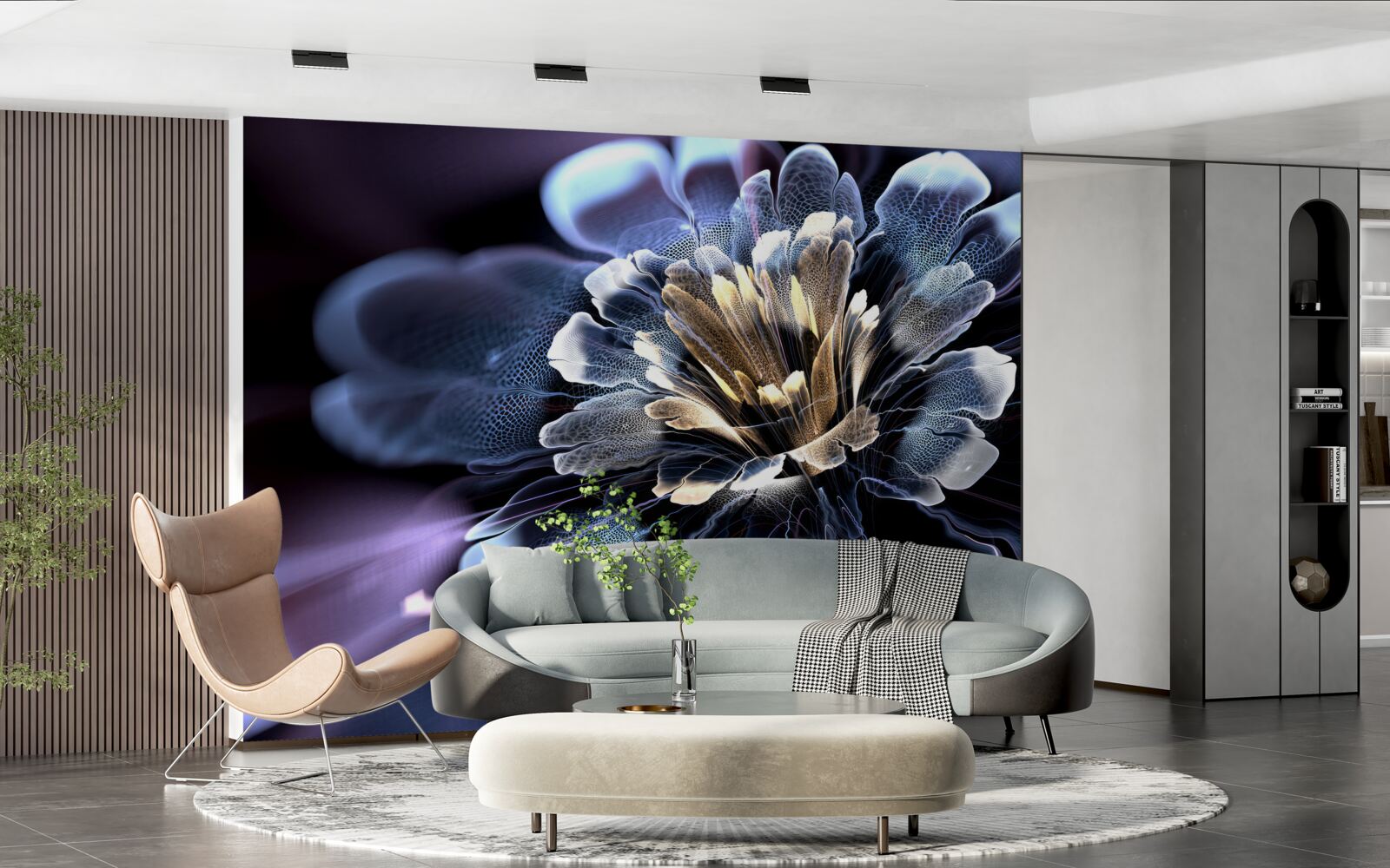 Фотошпалери велика екзотична квітка