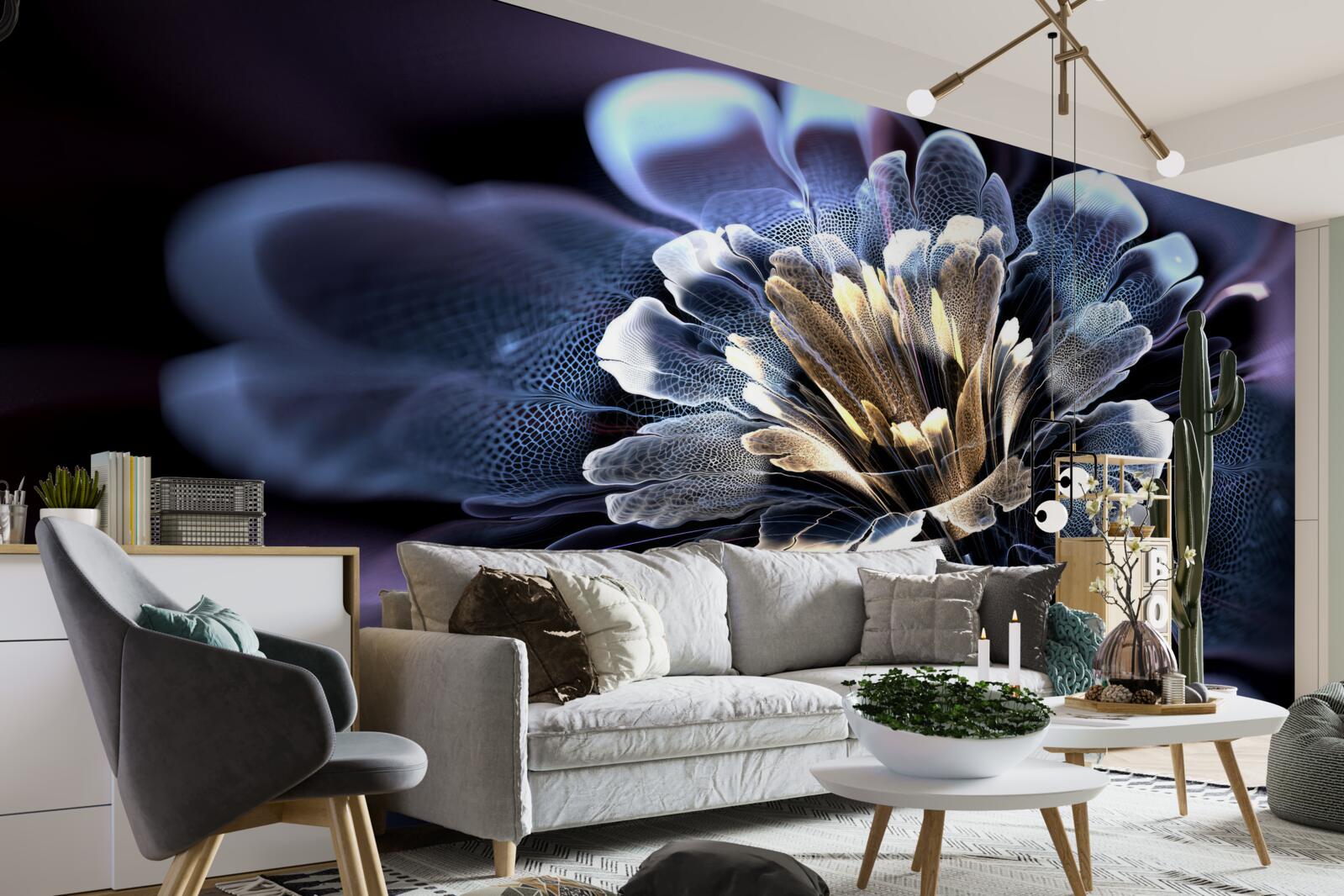 Фотошпалери велика екзотична квітка