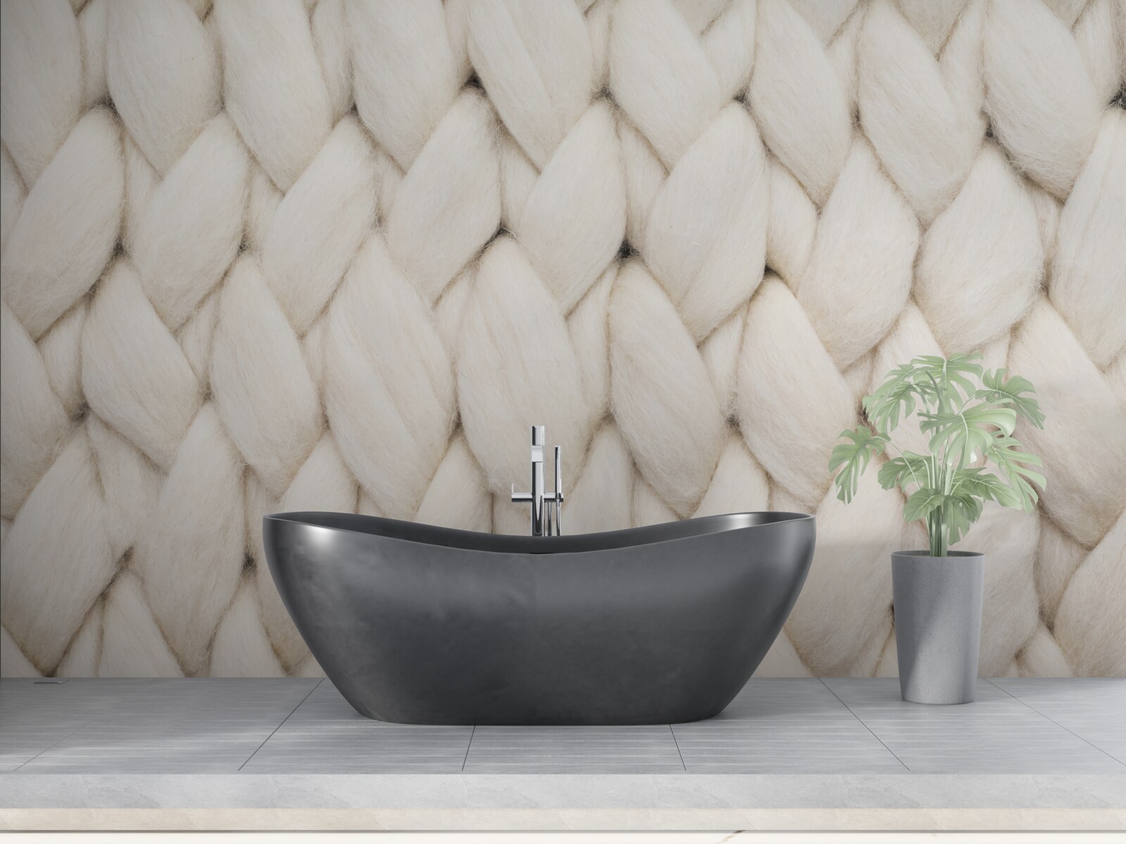 Фотошпалери плетіння нитками