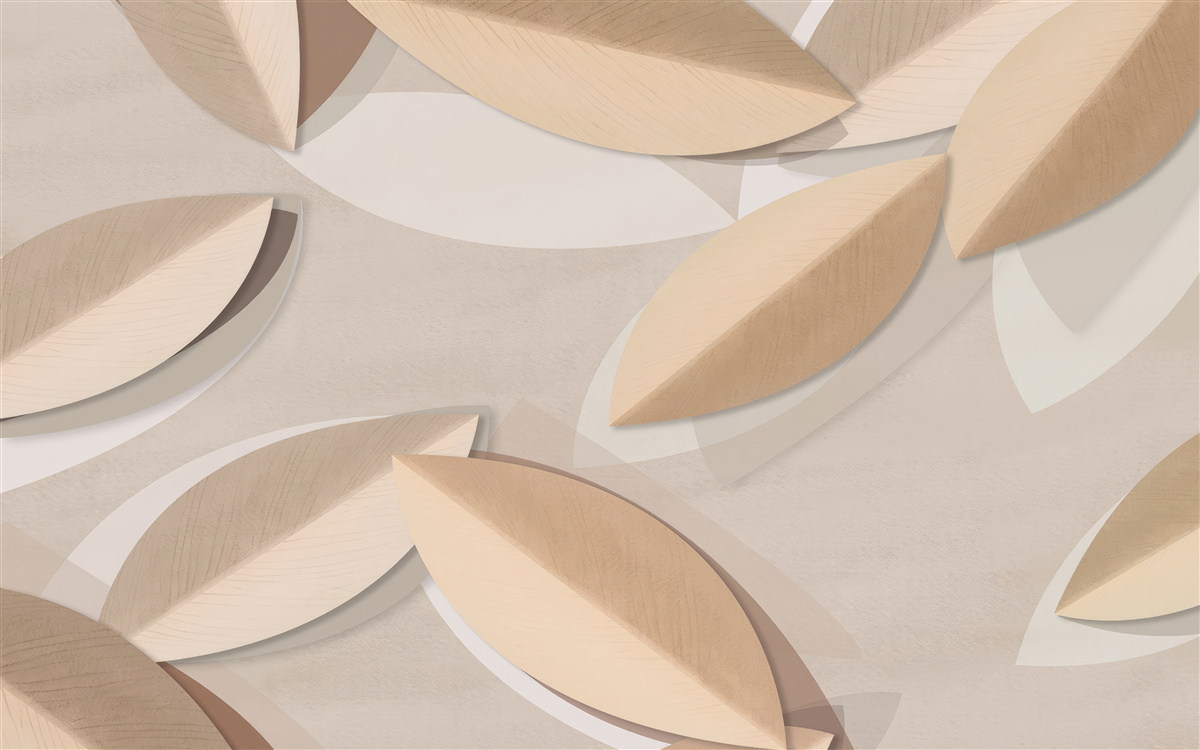 Фотошпалери листя велике і коричневе