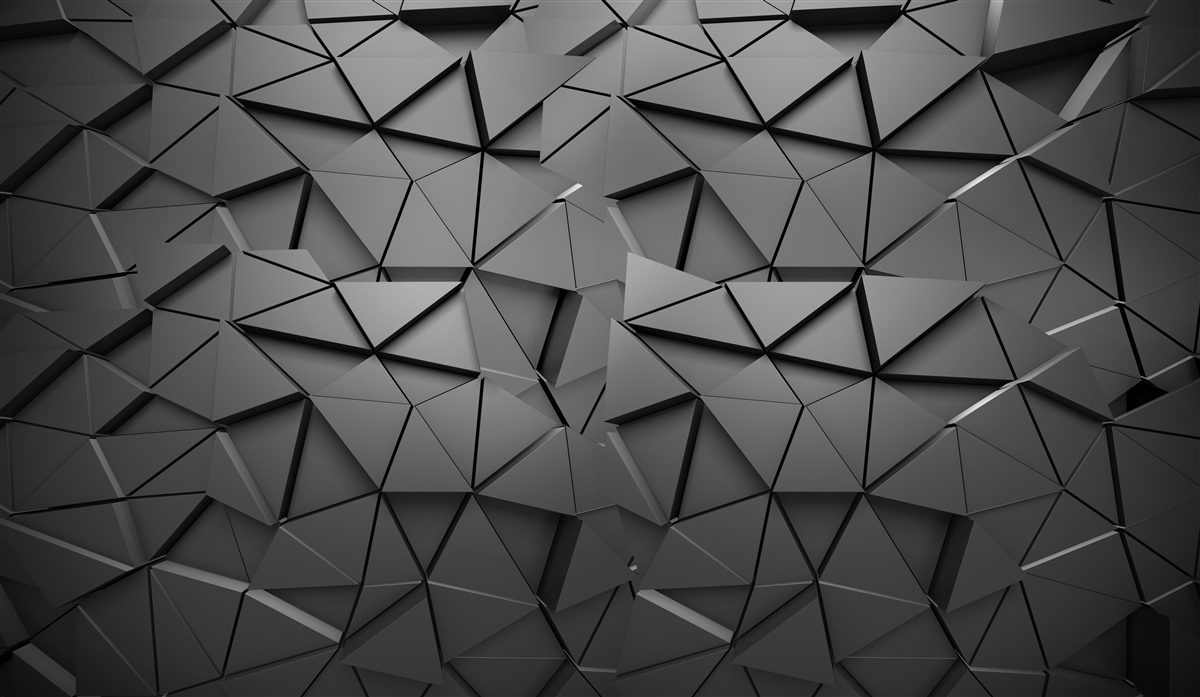 Фотошпалери сірі фігури з об'ємом