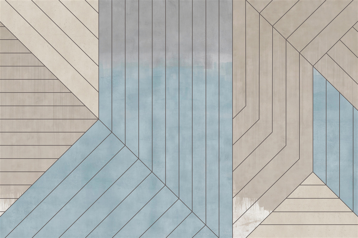 Фотошпалери синюваті та розмиті лінії