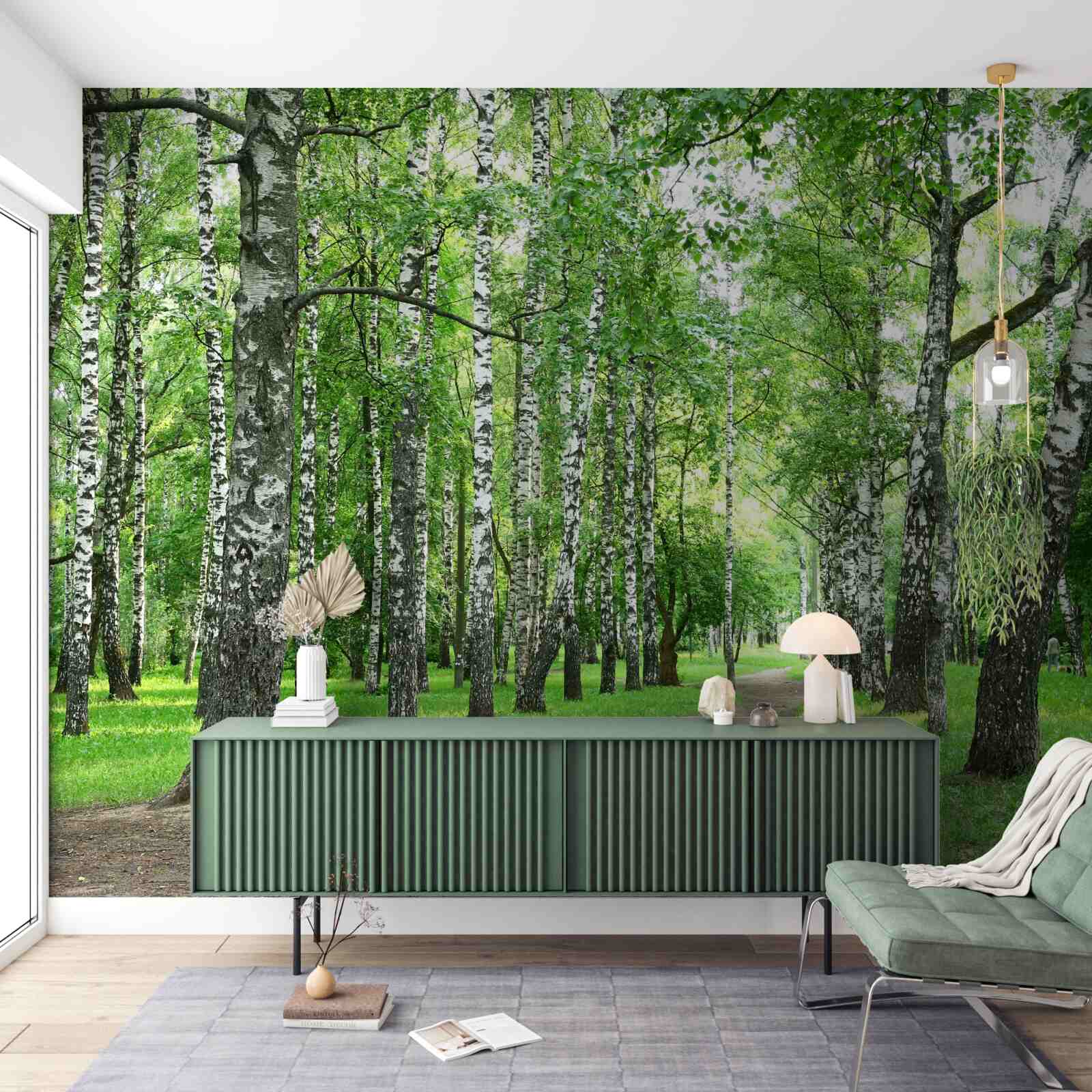 Фотошпалери стежка, що веде до гаю