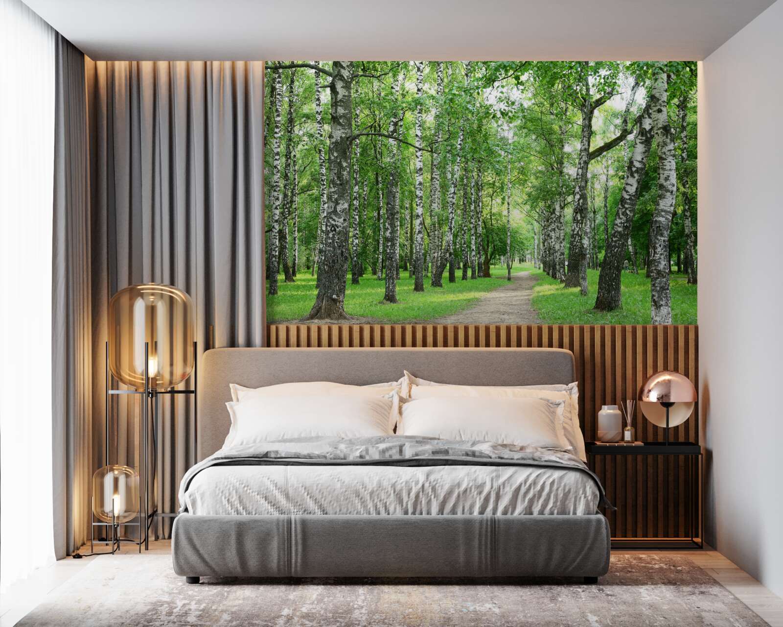 Фотошпалери стежка, що веде до гаю