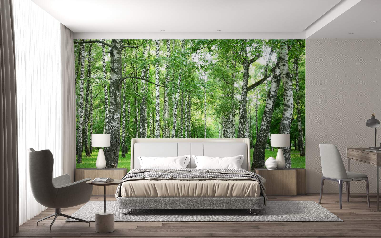 Фотошпалери стежка, що веде до гаю