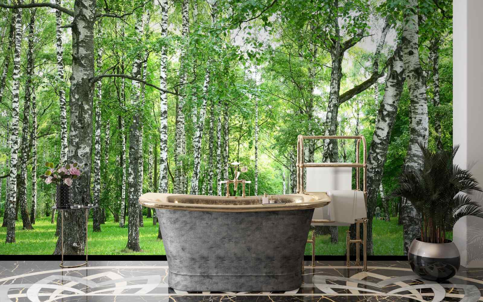 Фотошпалери стежка, що веде до гаю