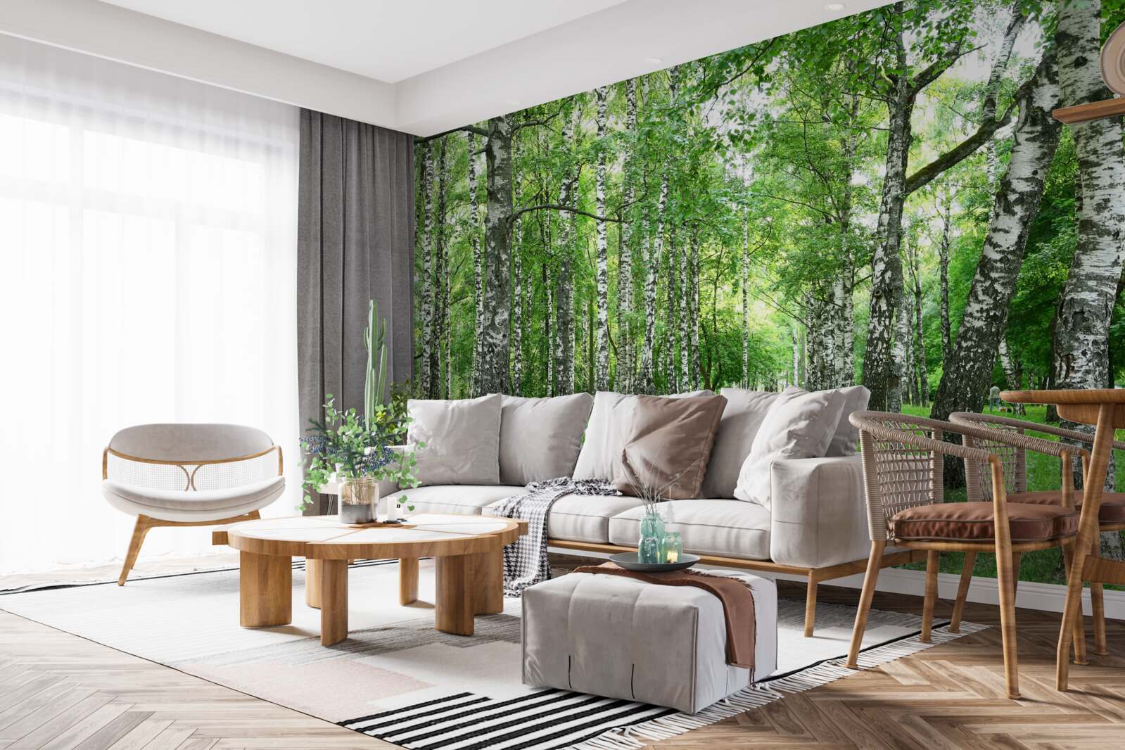 Фотошпалери стежка, що веде до гаю