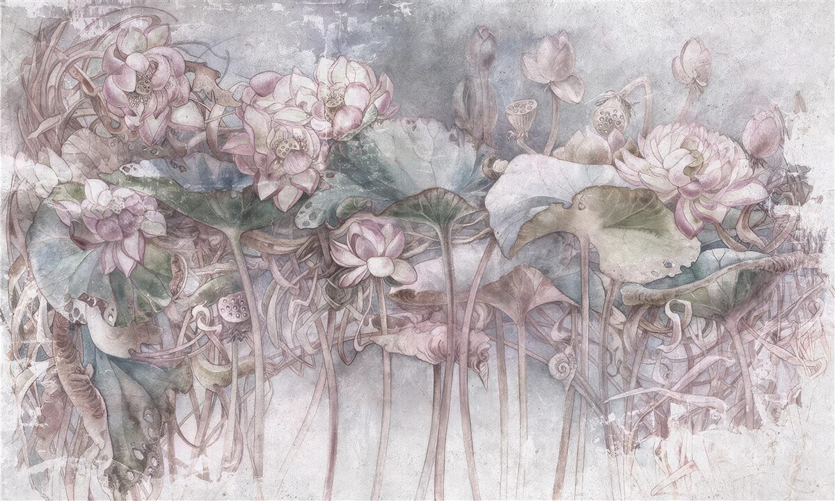 Фотошпалери показані екзотичні рослини