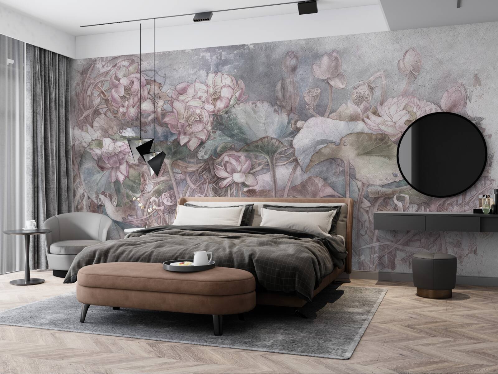 Фотошпалери показані екзотичні рослини