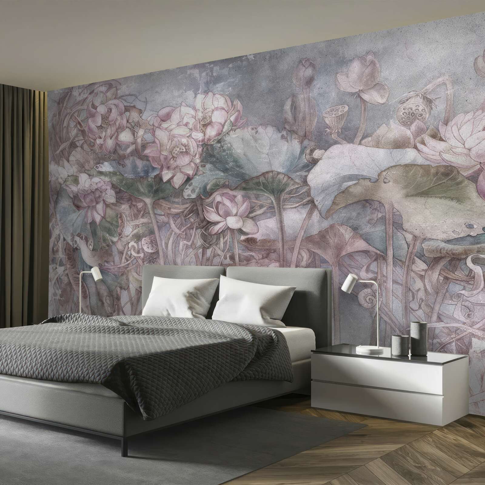 Фотошпалери показані екзотичні рослини