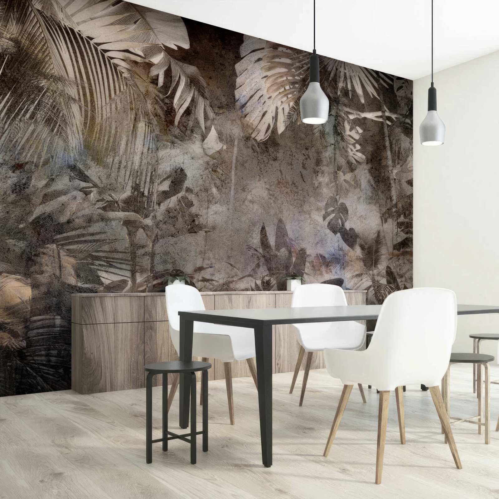 Фотошпалери фон листя