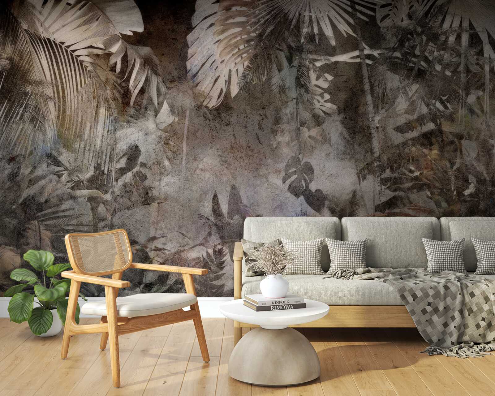 Фотошпалери фон листя