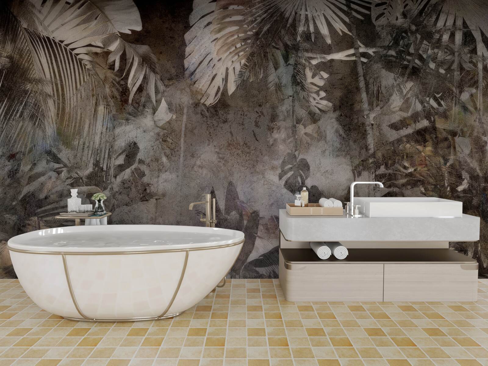 Фотошпалери фон листя