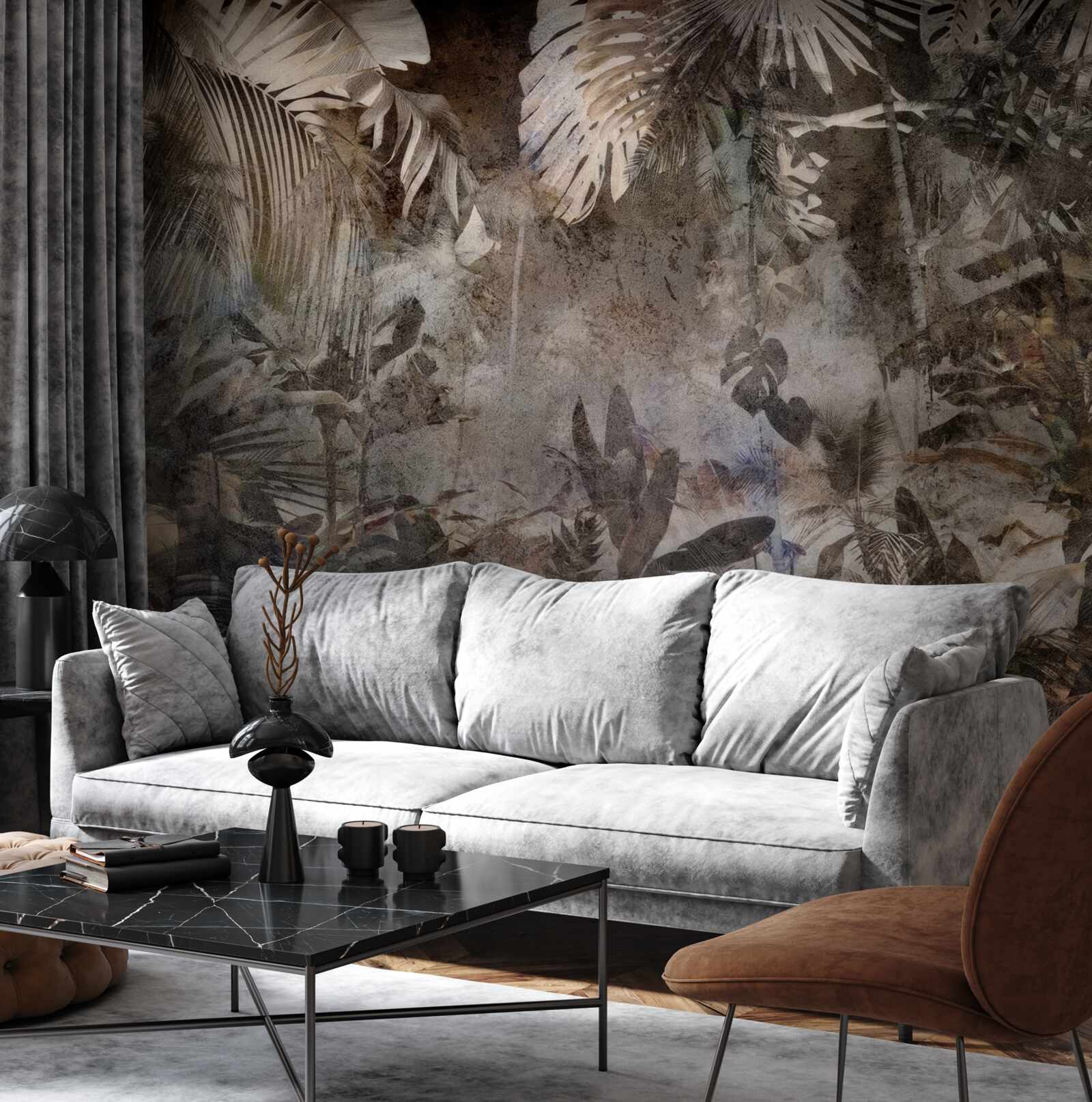 Фотошпалери фон листя