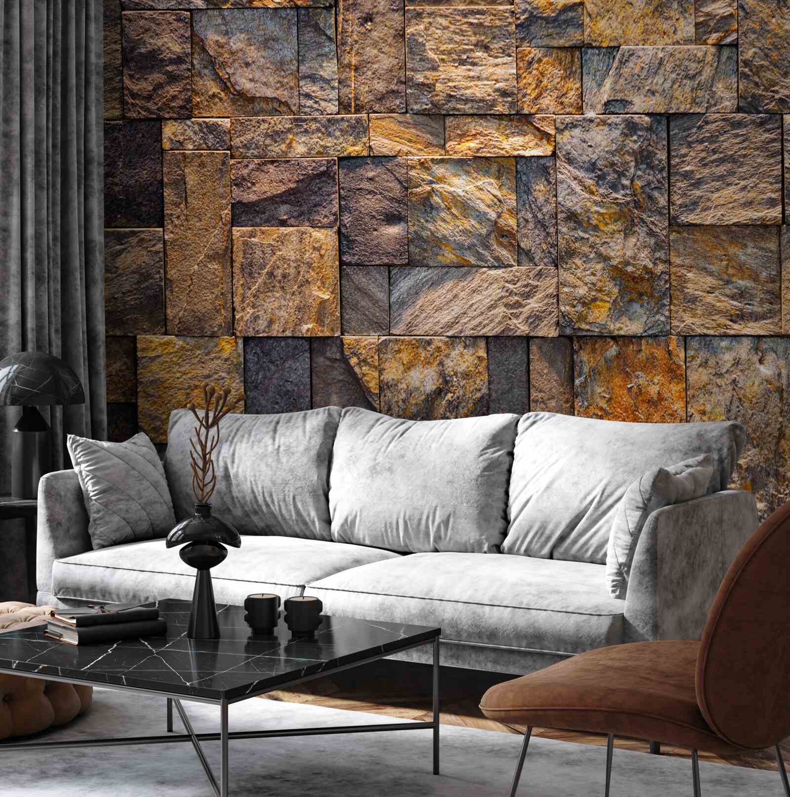 Фотошпалери фігури у вигляді прямокутників і квадратів різних розмірів