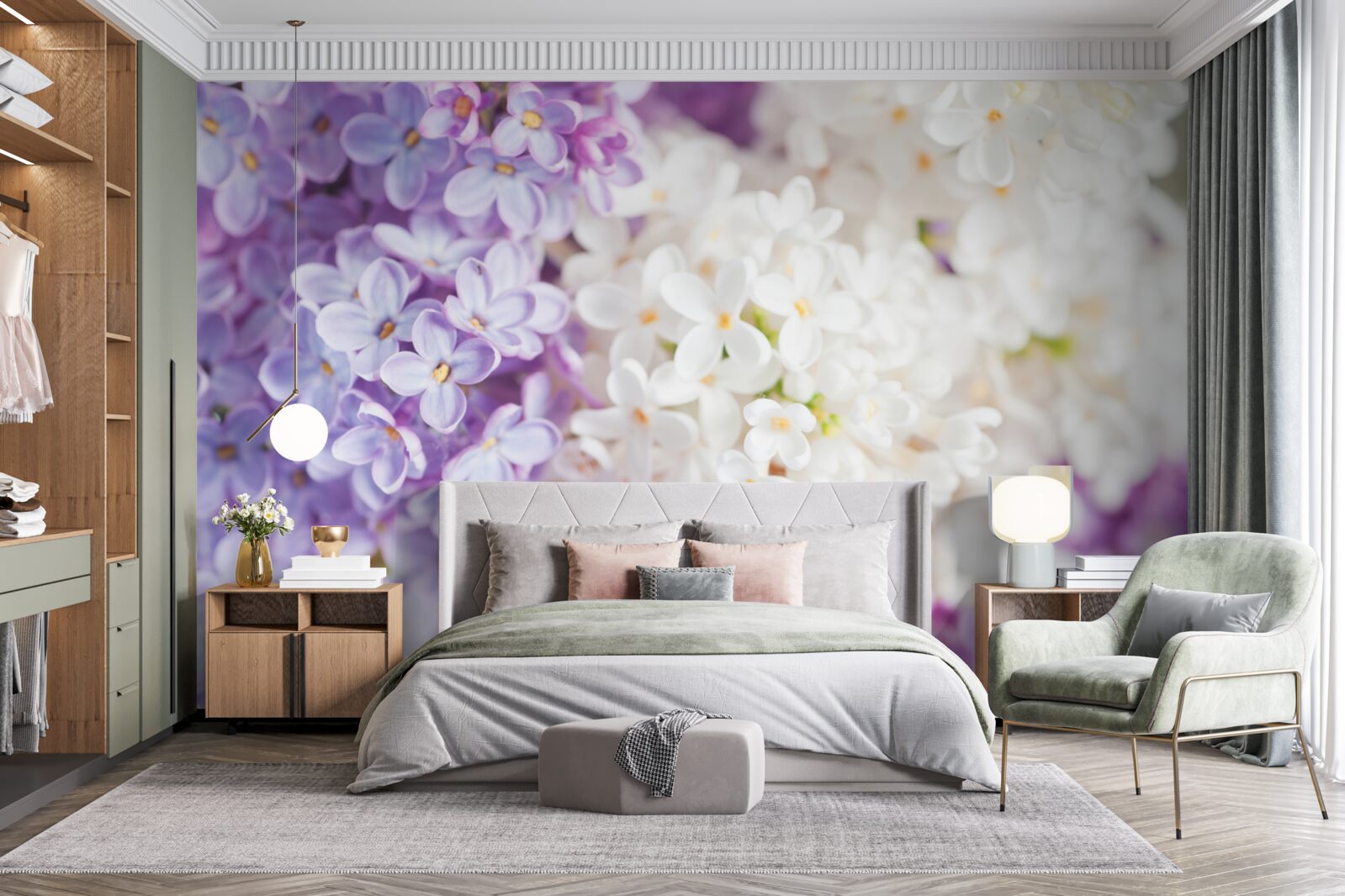 Фотошпалери бузок цвіте навесні