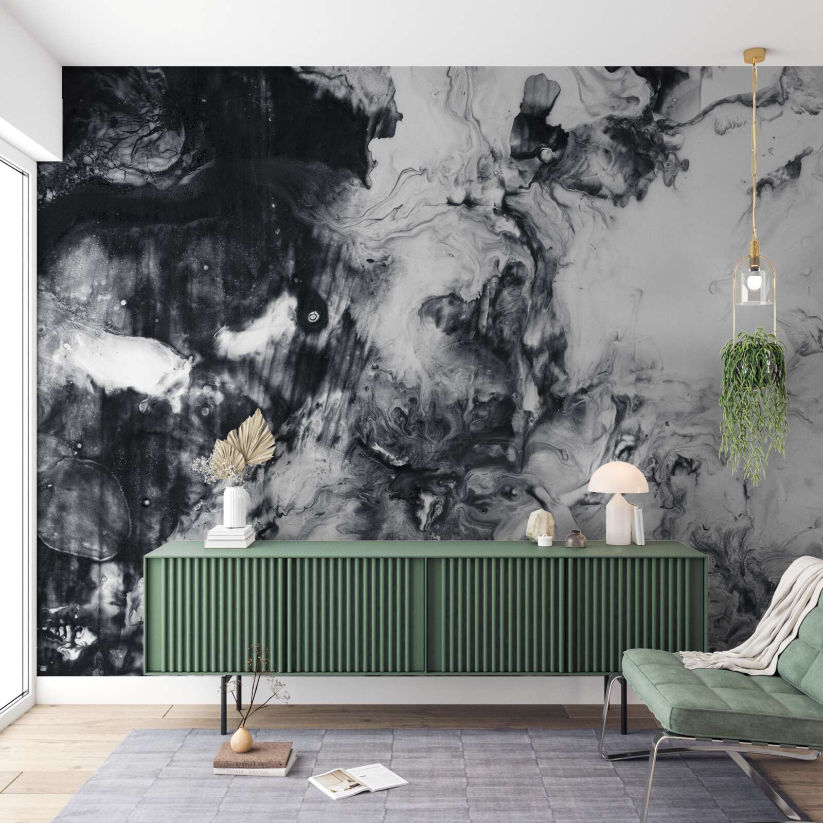 Фотошпалери розмиті монохромні відтінки