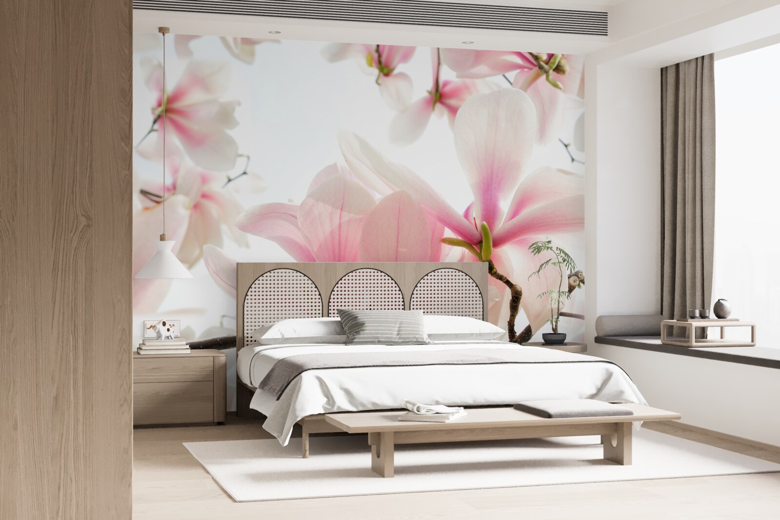 Фотошпалери магнолії в цвіту