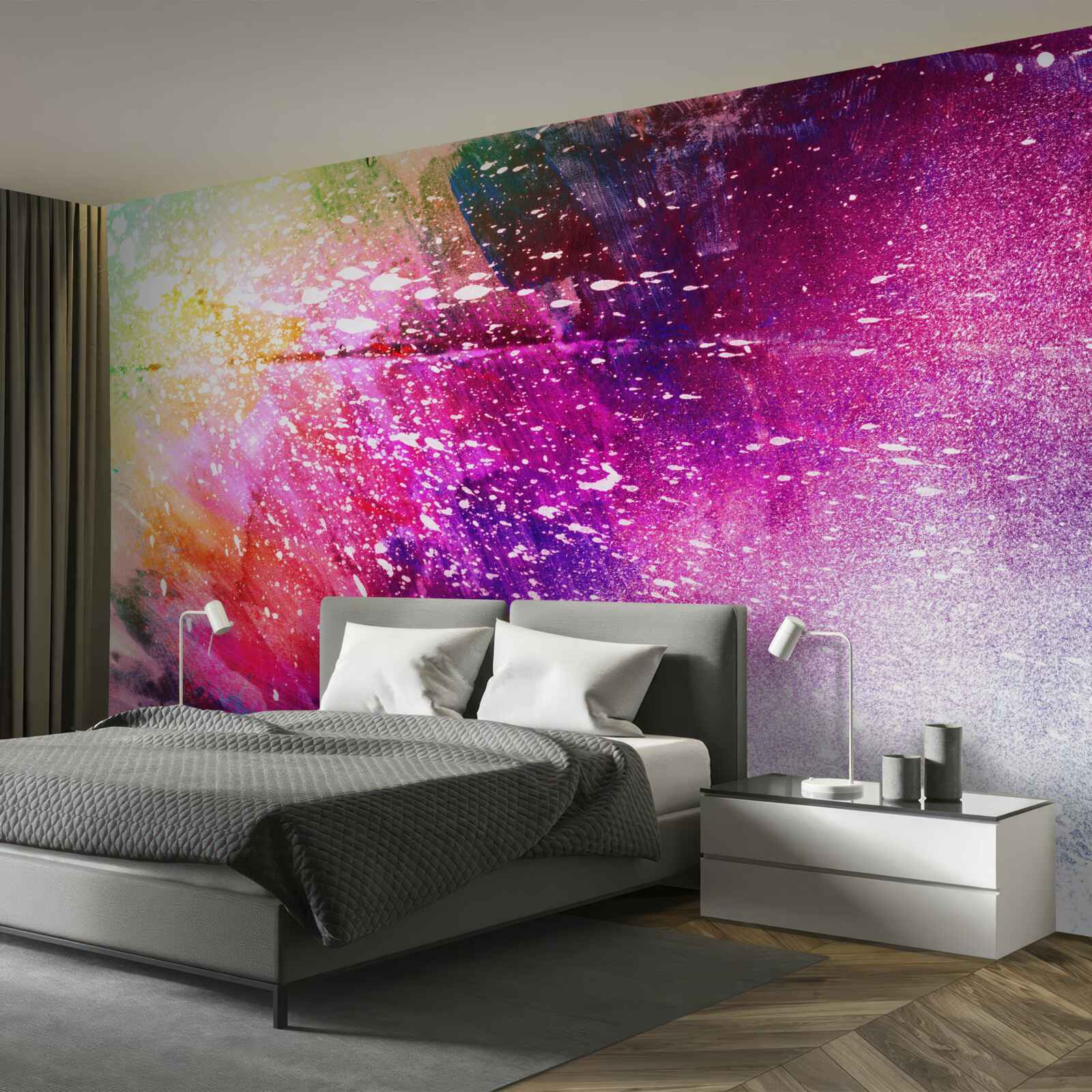 Фотошпалери фон з насиченими та яскравими кольорами