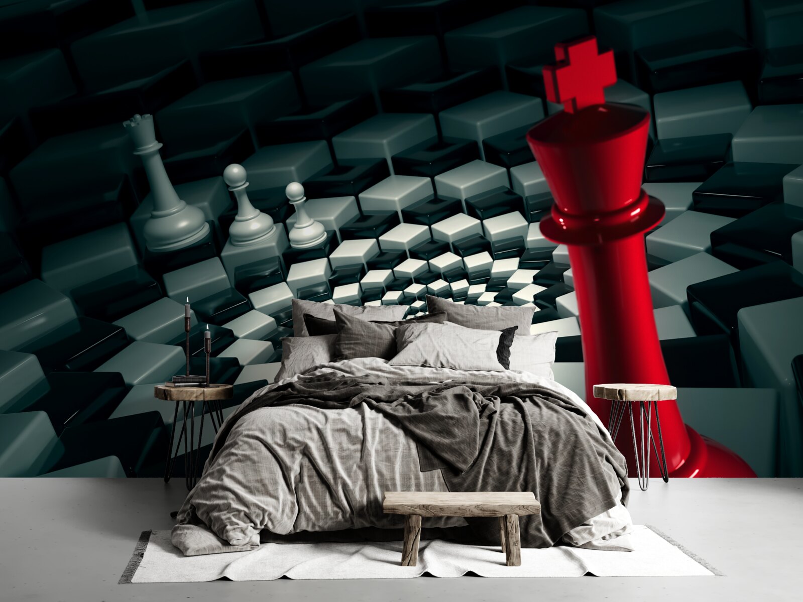 Фотошпалери великі шахові фігури