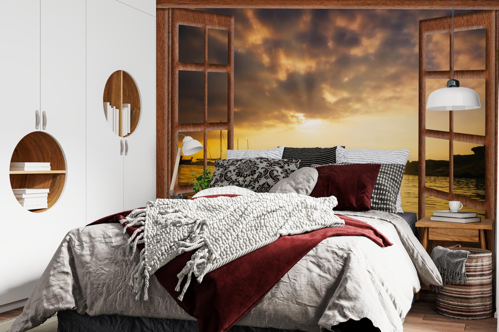 Фотошпалери чудовий краєвид за вікном