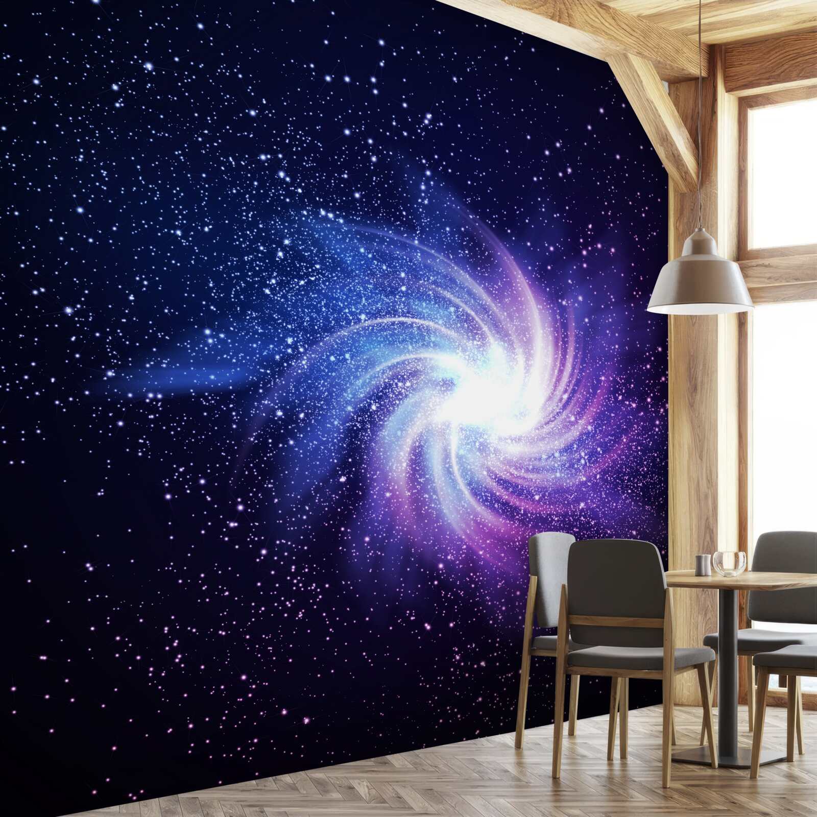 Фотошпалери вихор у космосі серед зірок