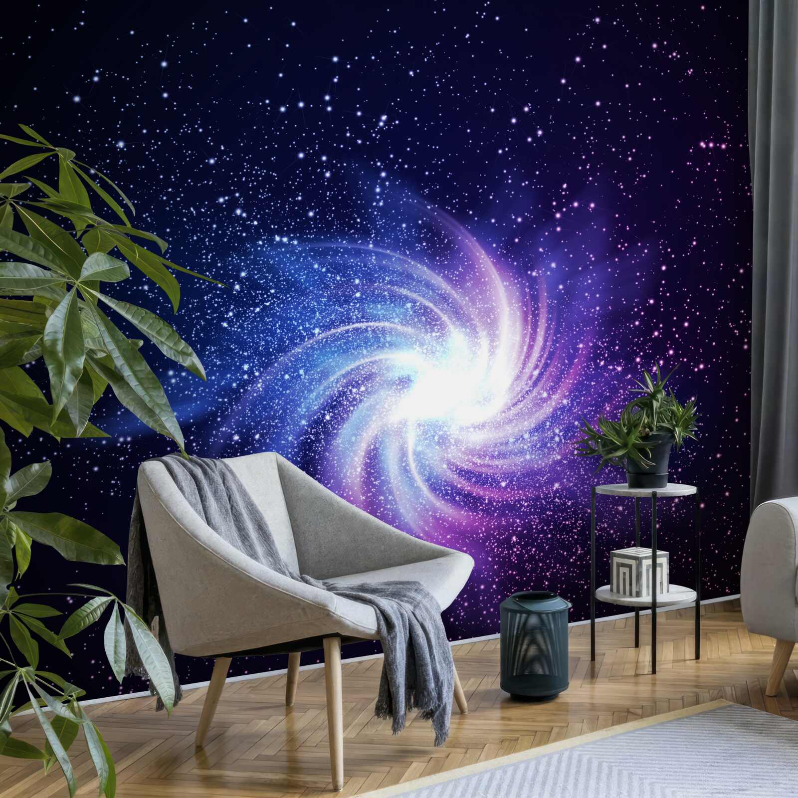 Фотошпалери вихор у космосі серед зірок