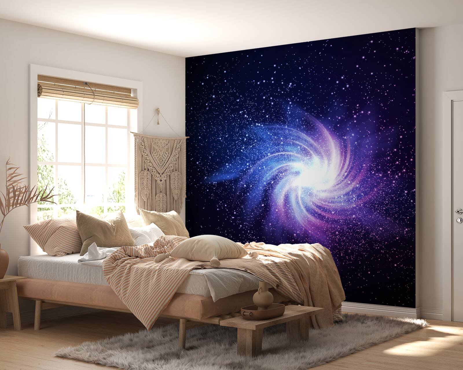 Фотошпалери вихор у космосі серед зірок