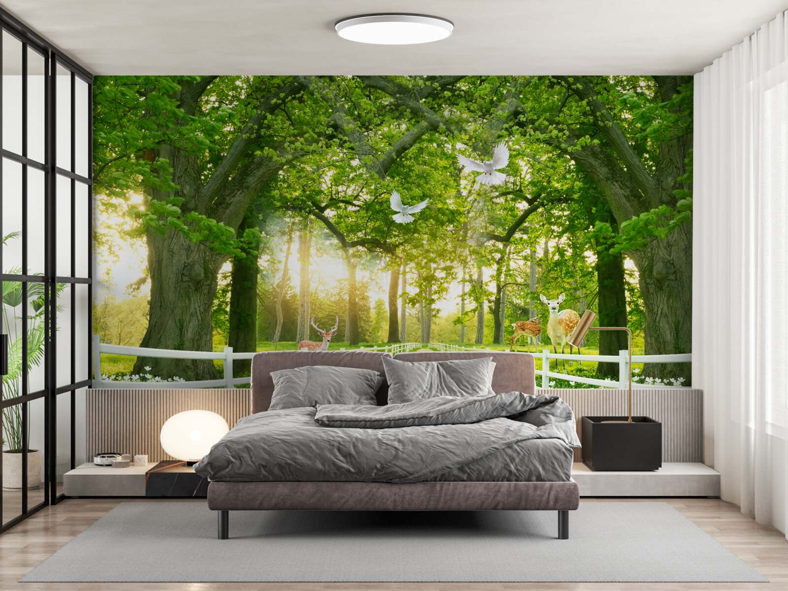 Фотошпалери доріжка для романтичних прогулянок