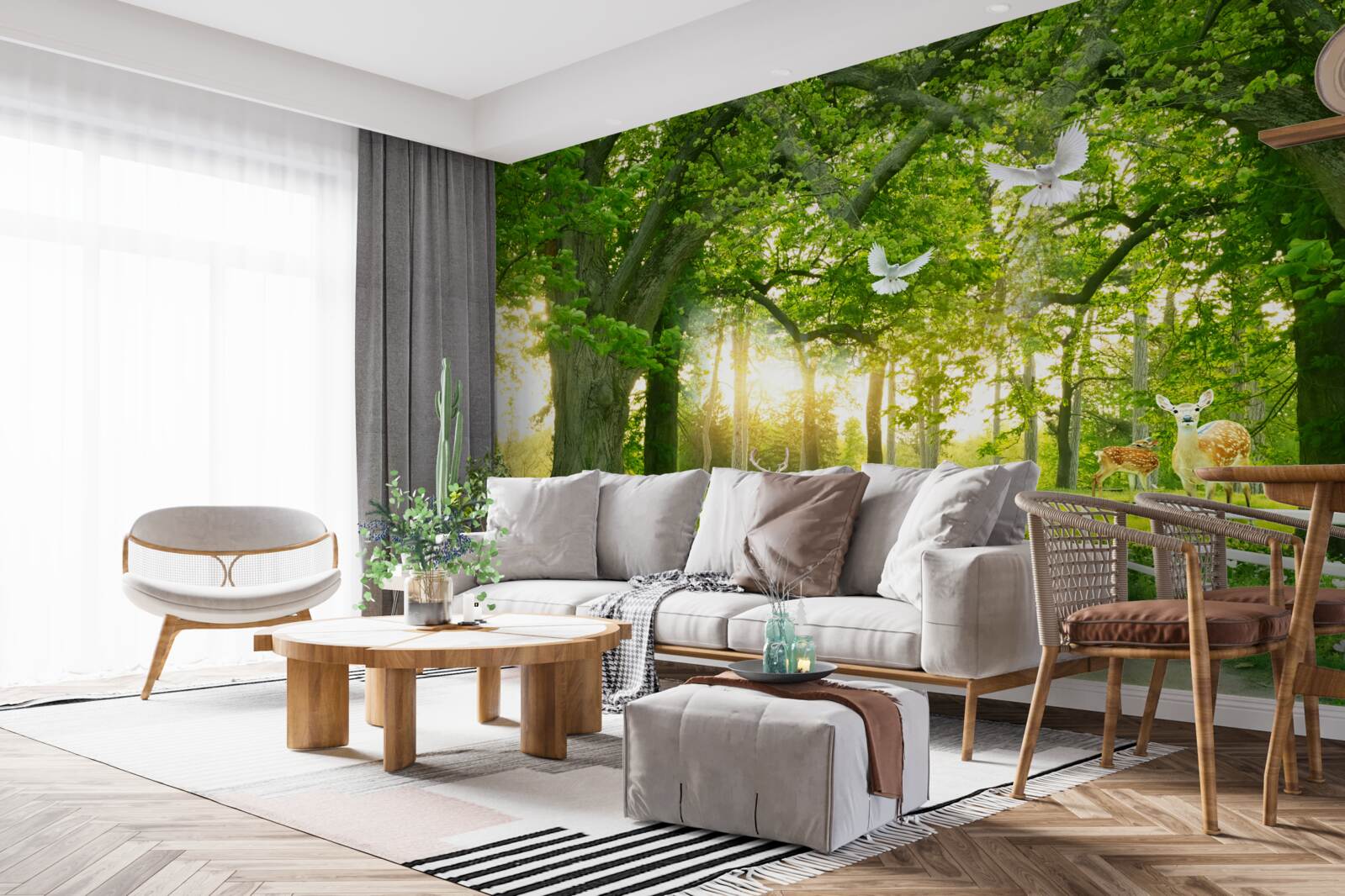 Фотошпалери доріжка для романтичних прогулянок