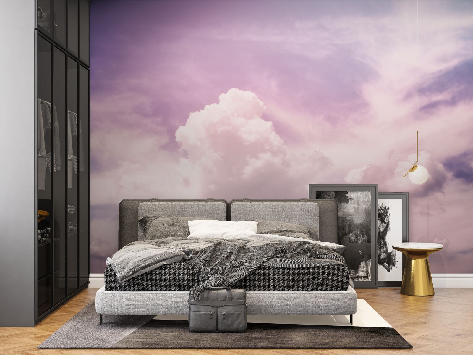 Фотошпалери м'яке небо з хмарами