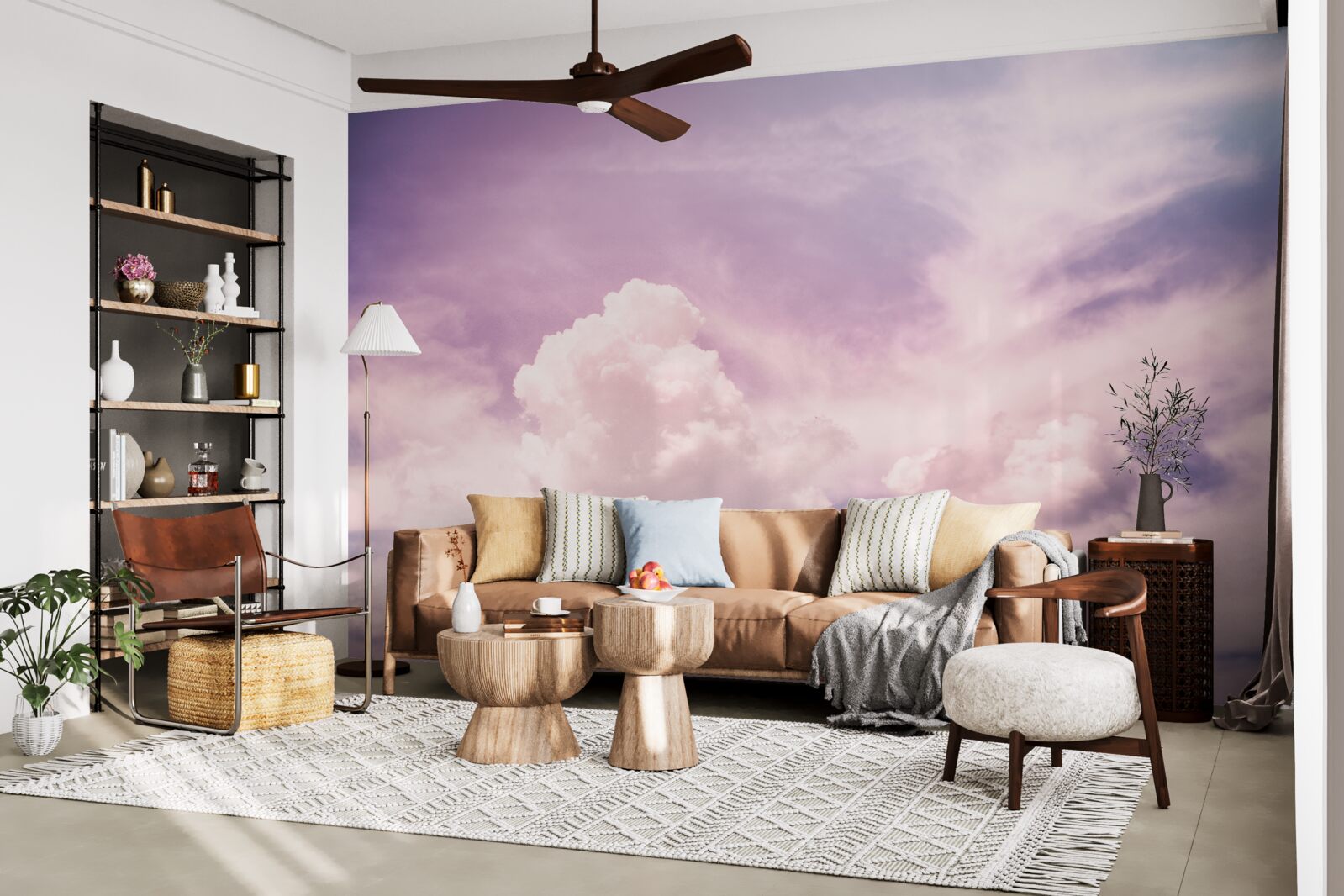 Фотошпалери м'яке небо з хмарами