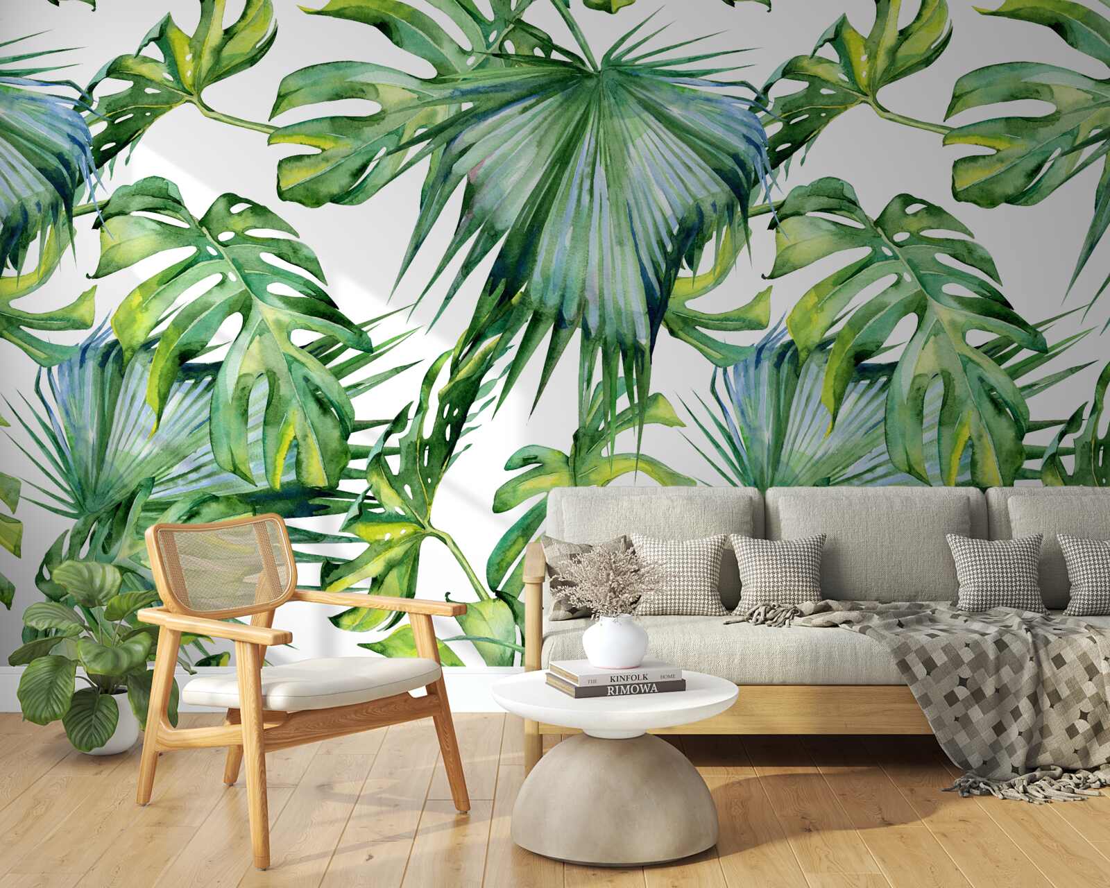 Фотошпалери велика різноманітність зелених рослин