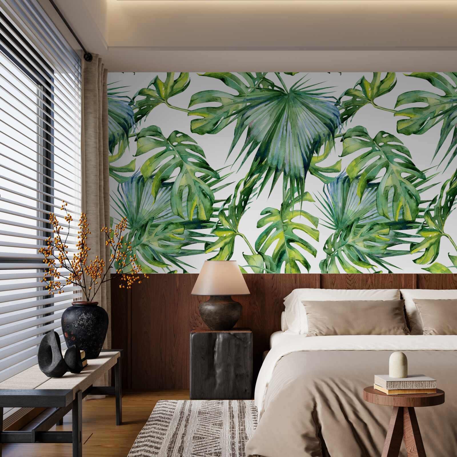 Фотошпалери велика різноманітність зелених рослин