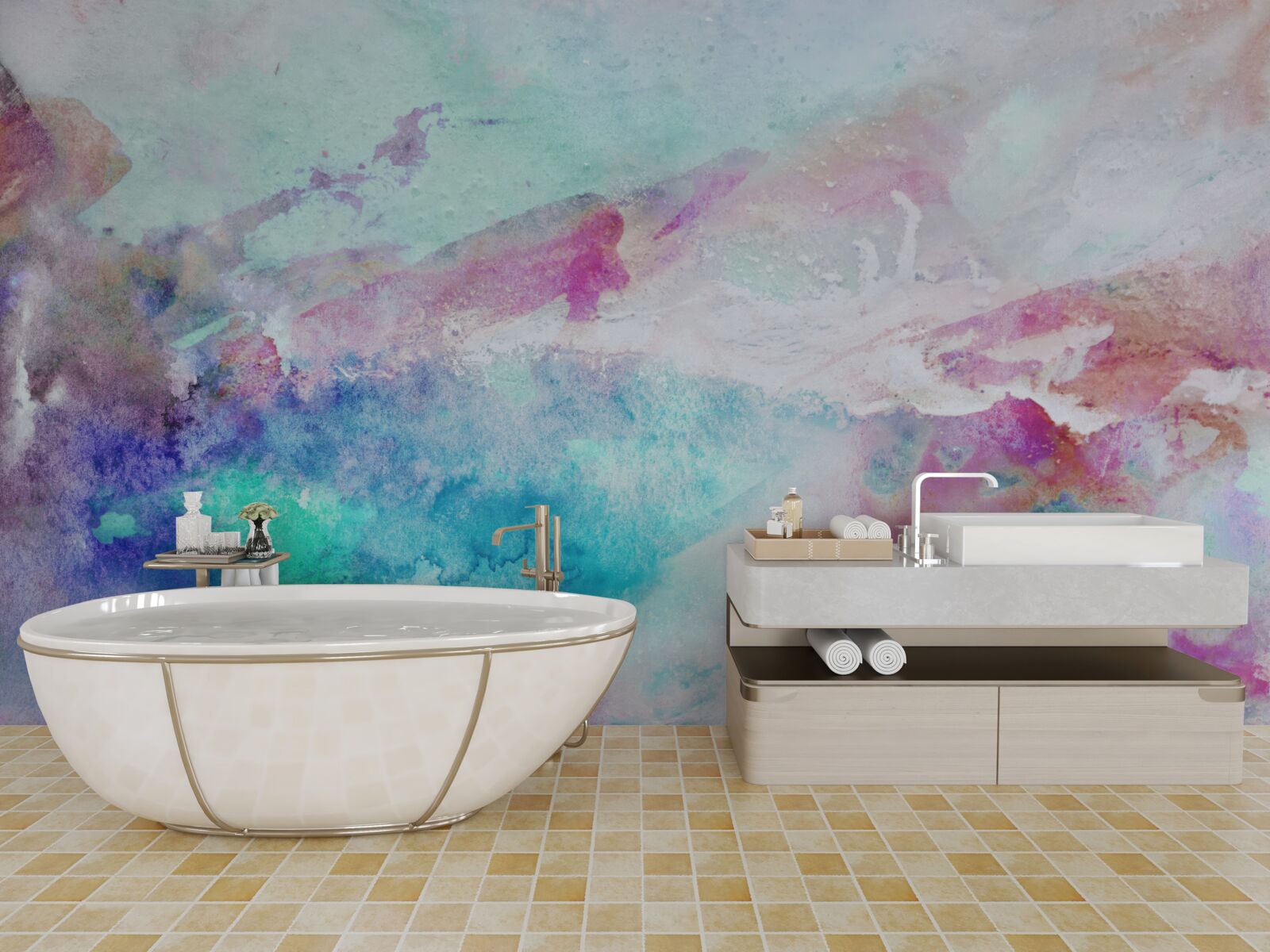 Фотошпалери фон розмитих тонів