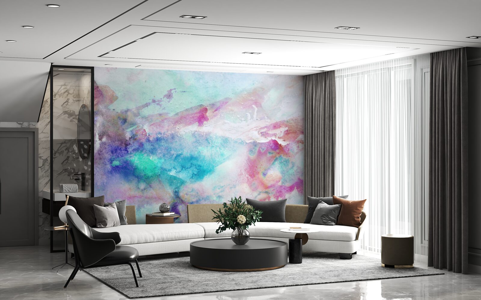 Фотошпалери фон розмитих тонів