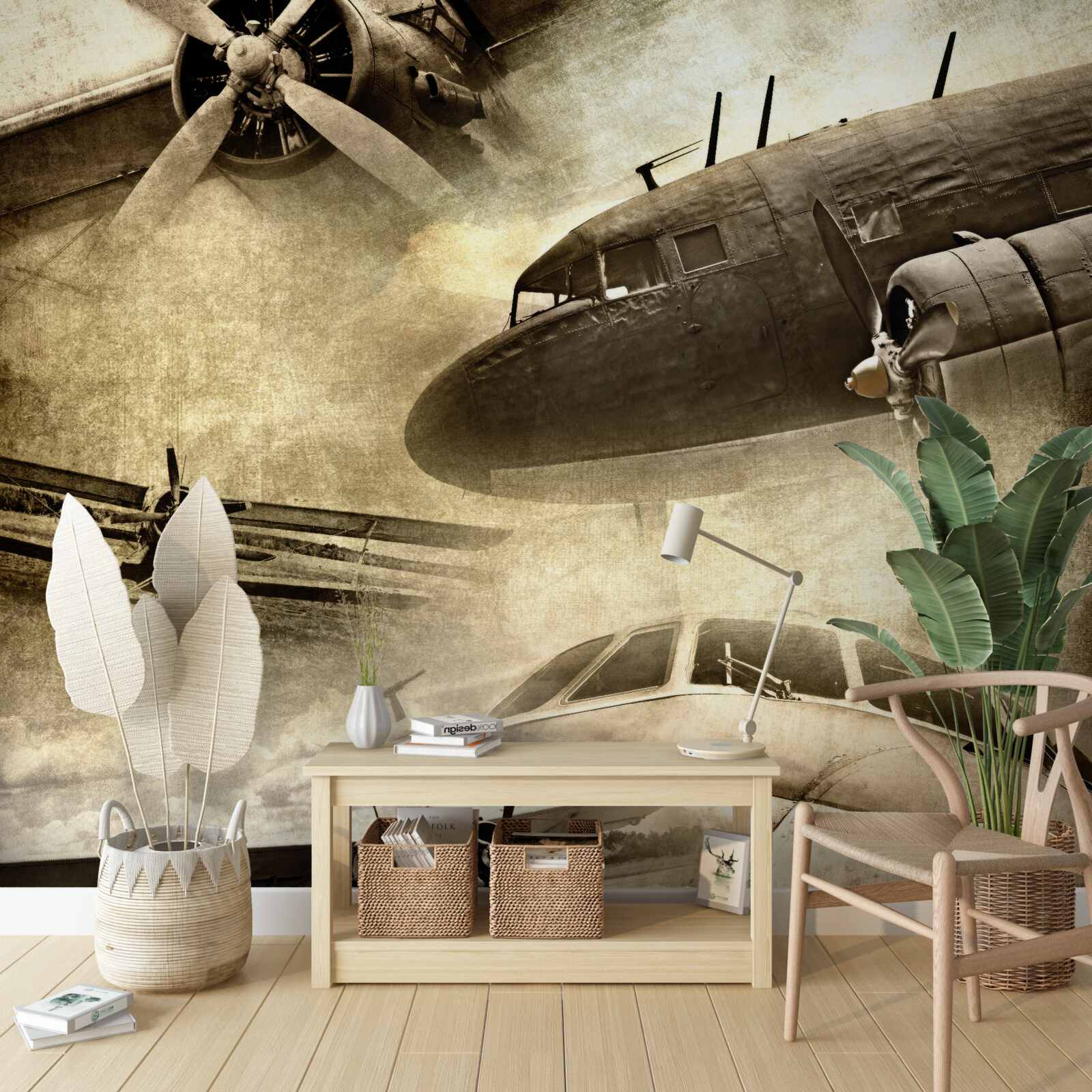 Фотошпалери зображені літаки