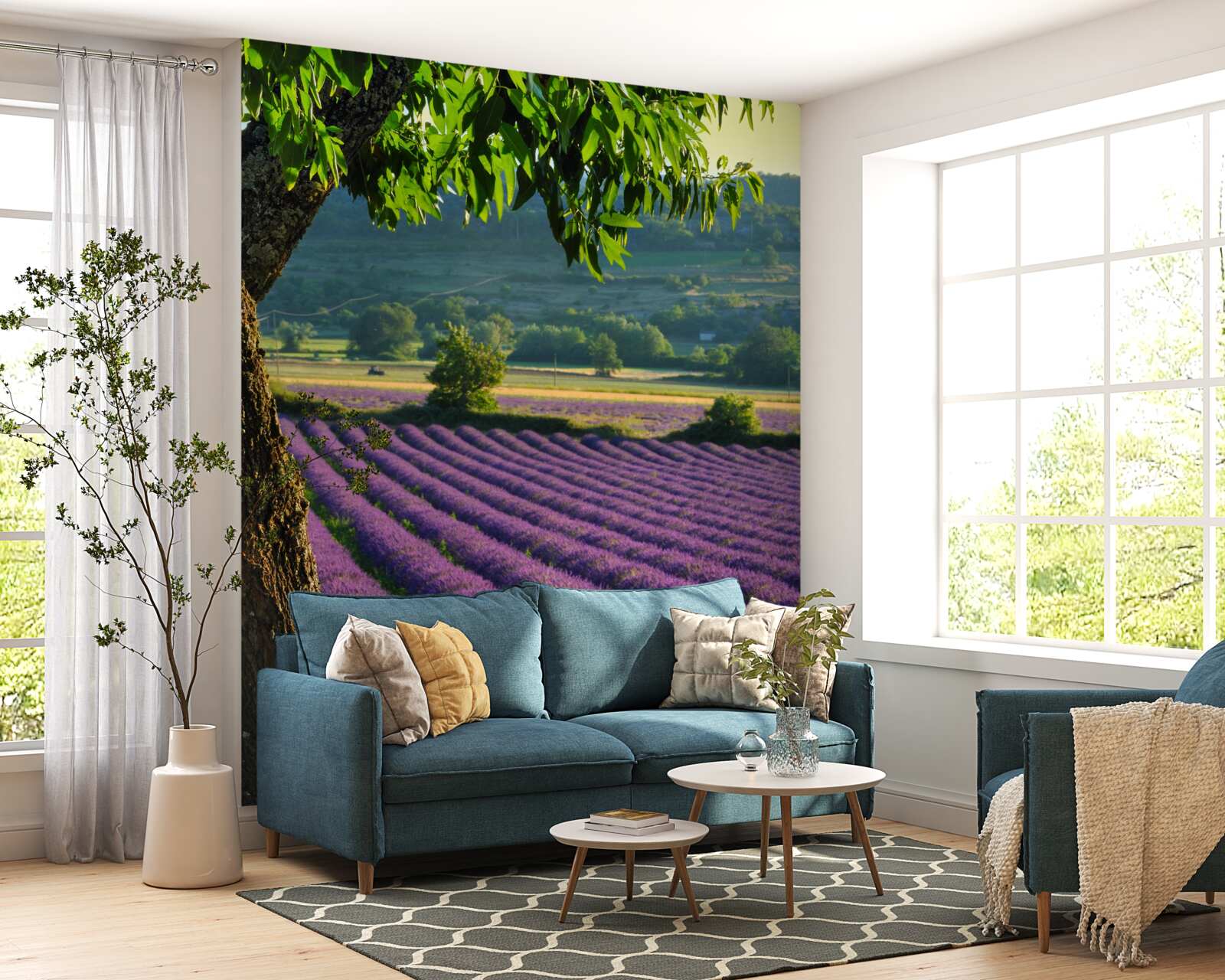 Фотошпалери поле, що пахне лавандою