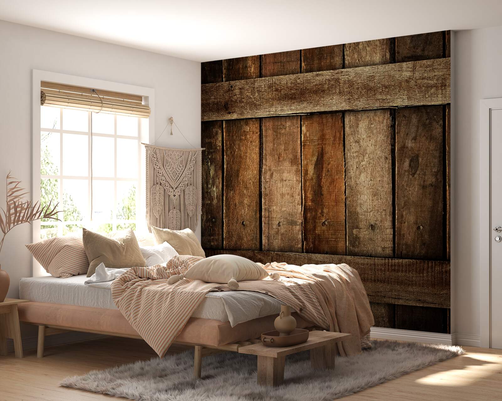 Фотошпалери дерев'яні дошки для огорожі