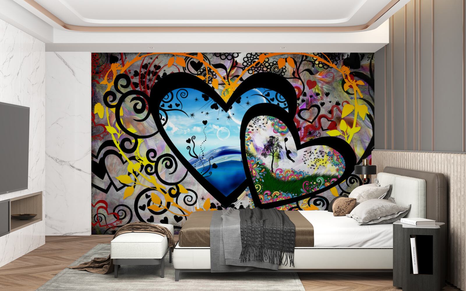 Фотошпалери дві темні душі